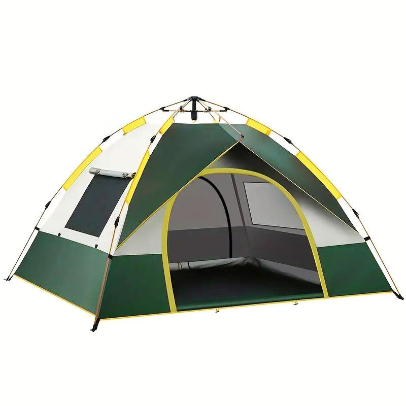 Automatic Pop-Up Camping Tent – Fast Setup Waterproof Outdoor Tent for 2-Person or 3–4-Person Camping & Travel