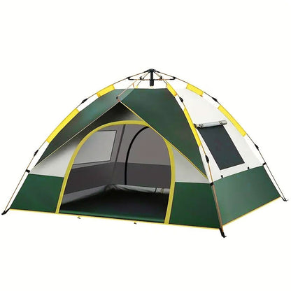 Automatic Pop-Up Camping Tent – Fast Setup Waterproof Outdoor Tent for 2-Person or 3–4-Person Camping & Travel