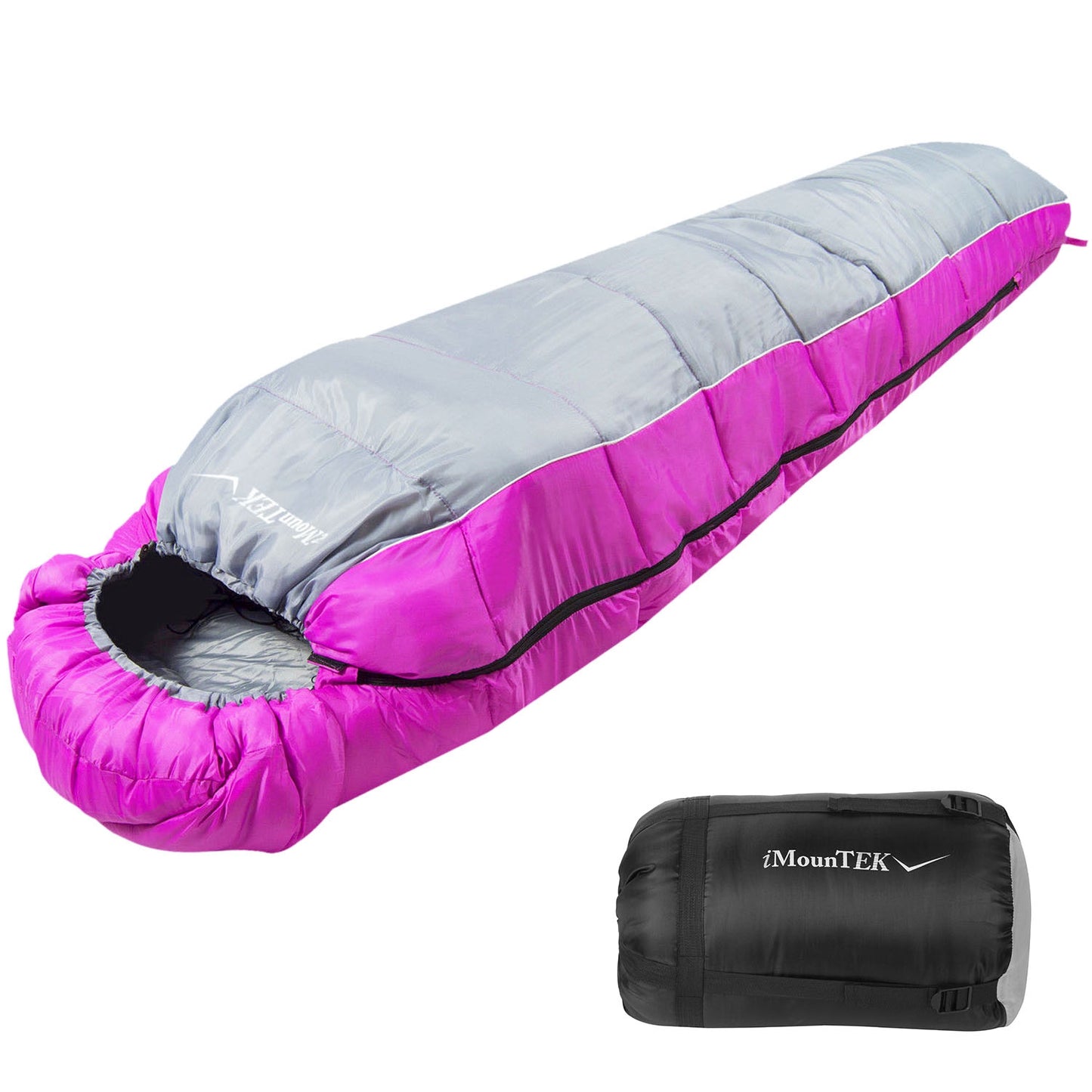 Mummy Sleeping Bag for Adults – 3-Season Warm & Water-Resistant Camping Sleeping Bag for Spring, Fall & Winter